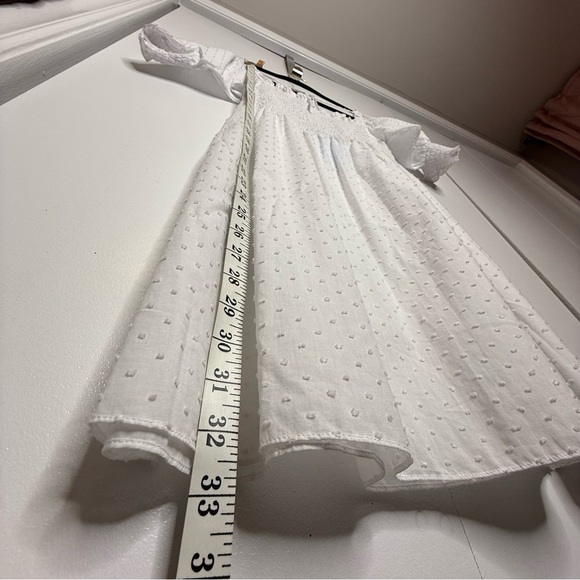 Hill House The Nap Dress White Swiss Dot NWT XS Smocked - Picture 9 of 10